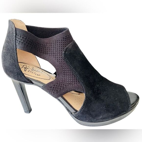 LifeStride Keiko Black Ankle Strap Sandals size 8. - Picture 7 of 10